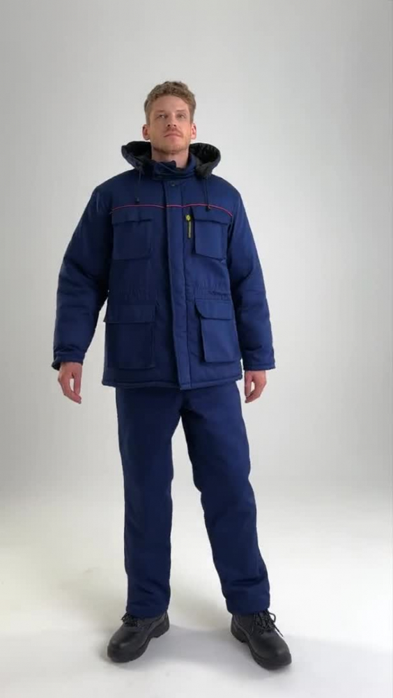 Костюм ЭКСПЕРТ-К НЬЮ утепленный темно-синий